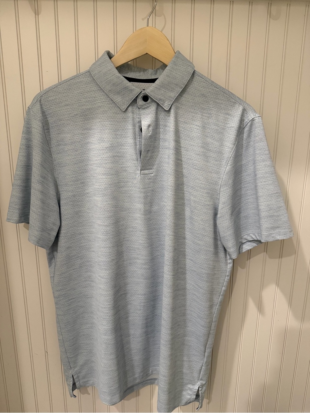 Vrst Men's Performance Polo in Light Gray - Smart Short Sleeve
